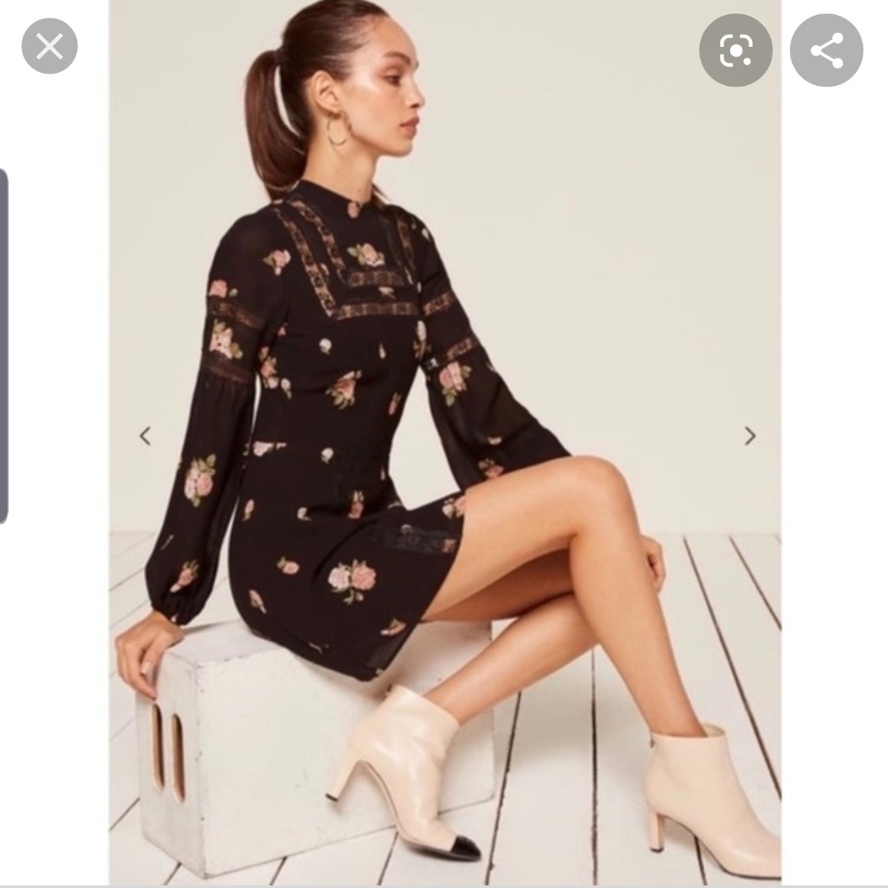 NWOT. Reformation Sachi Dress. Size 4.